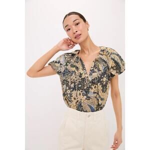 ULLA JOHNSON Issa Top Bellflower Size 6 NWT